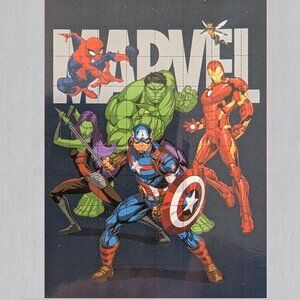 Avengers Hero Launch Beach Towel measures 28 x 58 inches
